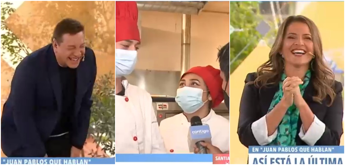 Respuesta sin filtro de trabajadora de pizzería sobre su vida amorosa desató risa en matinal de CHV