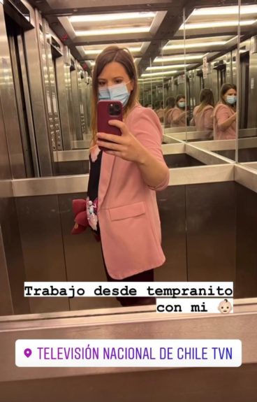 Yael Szewkis mostró su avanzado embarazo en el Buenos días a todos