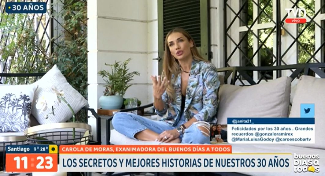 Carola de Moras en Buenos Días a Todos