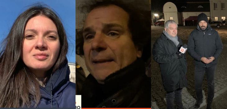 Periodistas de Canal 13 por cobertura en Ucrania: 
