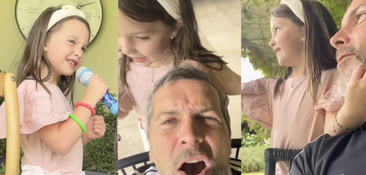 Cristián Sanchéz publica tierno video de su hija Gracia cantando tema de Justin Bieber
