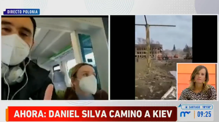 Daniel Silva tras ser enviado a Ucrania para cobertura especial de Mega: "Ha sido muy fuerte"