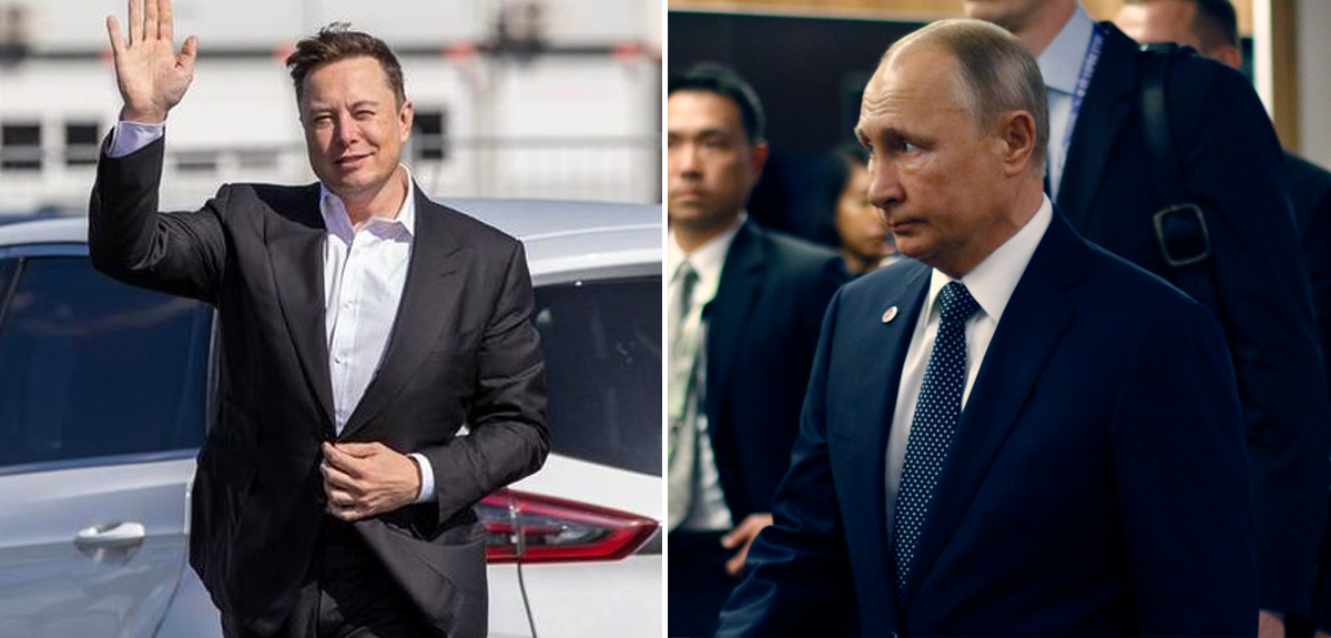 Elon Musk reta a duelo a Vladimir Putin por Ucrania