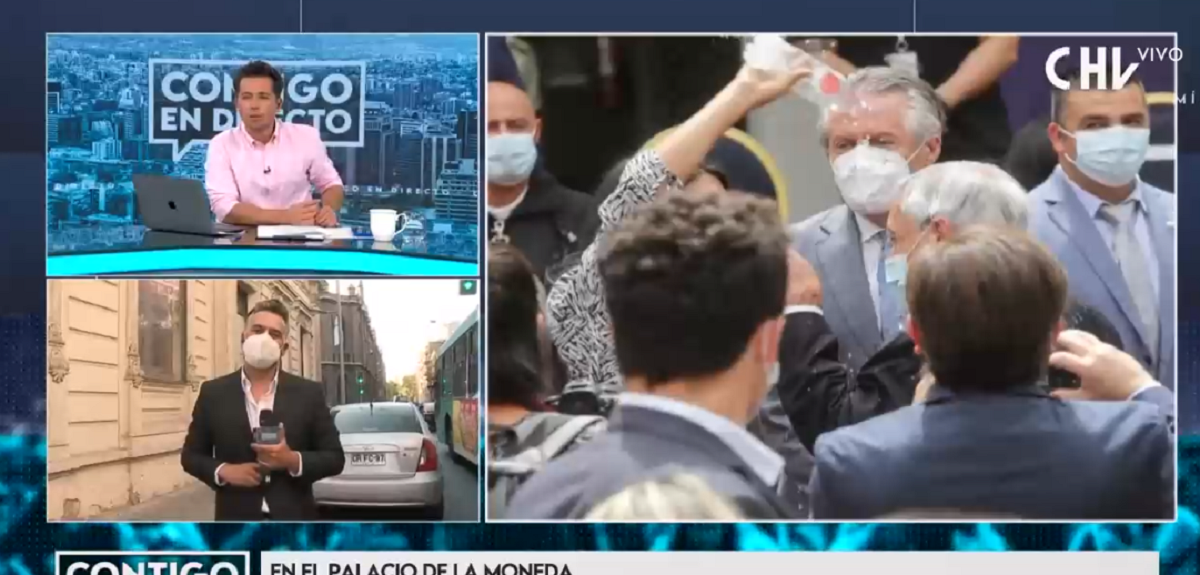 Sichel bromeó con ácida crítica contra CHV de joven que lanzó agua a Piñera: 