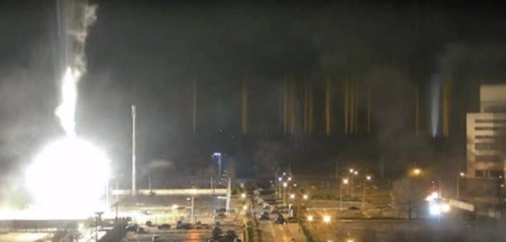 Incendio en planta Nuclear de Ucrania tras ataque ruso