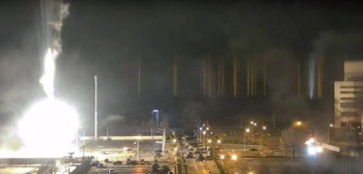Incendio en planta Nuclear de Ucrania tras ataque ruso