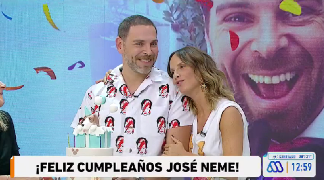 José Antonio Neme celebró su cumpleaños en Mucho Gusto