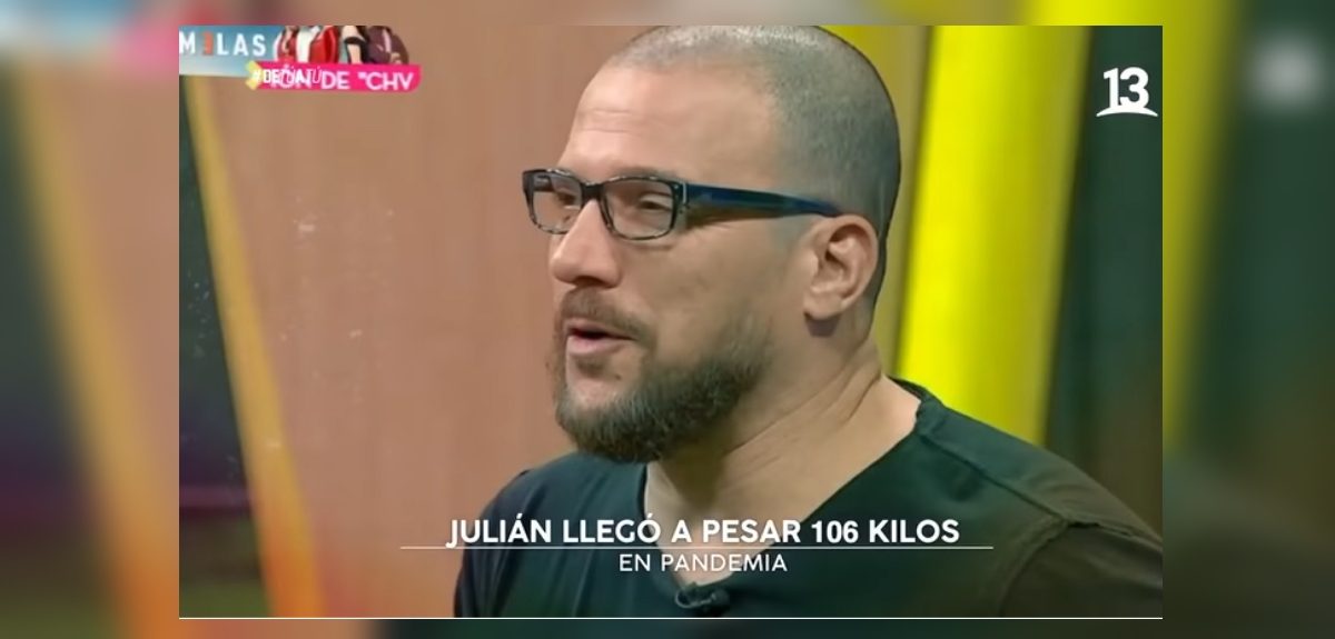 Julián Elfenbein bajó 15 kilos en 4 meses
