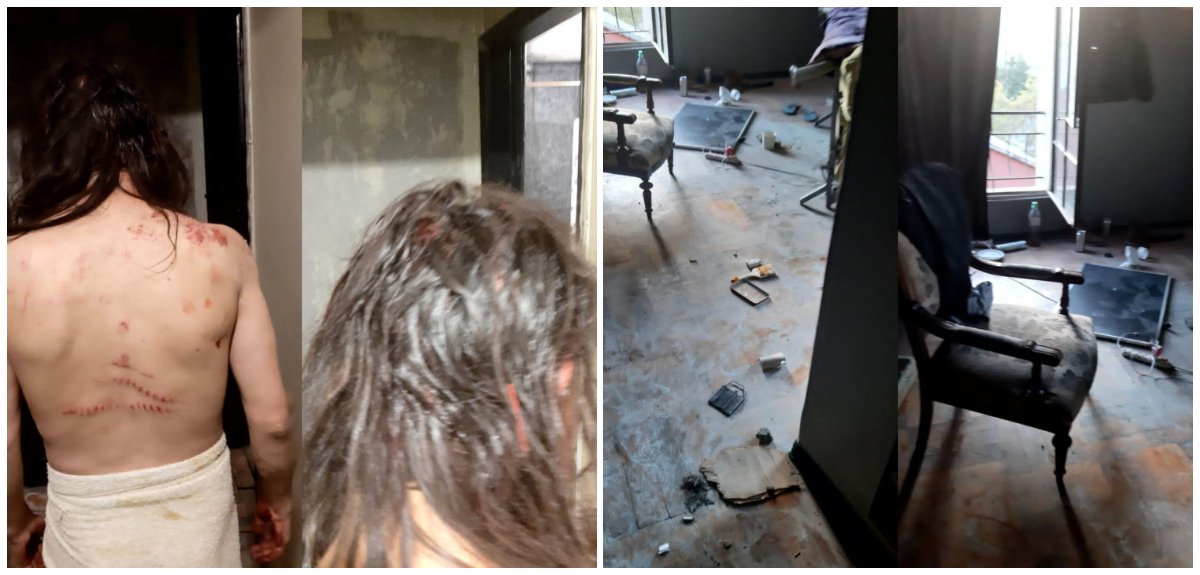 Manifestantes ingresaron a edificio en la Alameda: golpearon a residente y arrojaron muebles