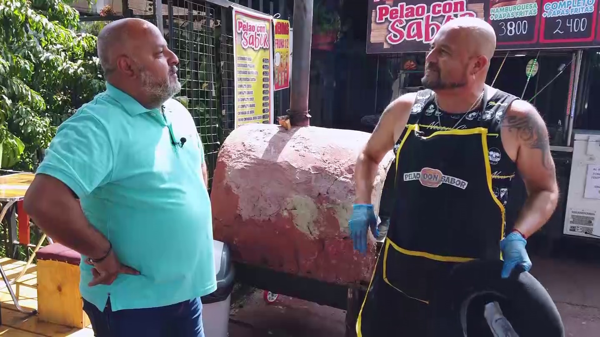 Miguel Acuña en el estreno de "Sabor Capital" de Canal 13