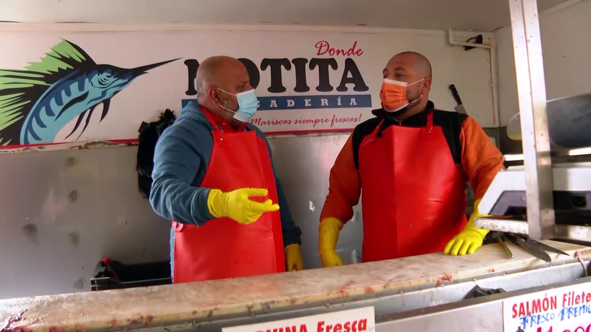 Miguel Acuña en el estreno de "Sabor Capital" de Canal 13