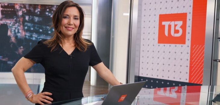 Periodista de Canal 13 Cristina González anunció desde el Congreso que está embarazada