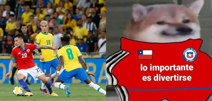 Derrota de Chile en Brasil dejó ola de memes.