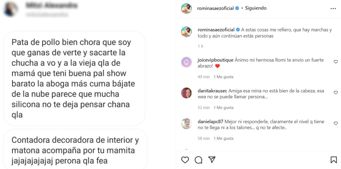 Romina Sáez actualizó su estado de salud.