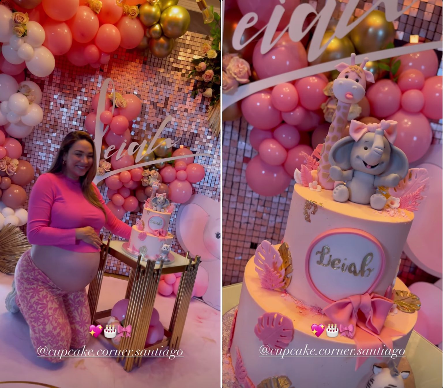 baby shower torta Como en un cuento de hadas, este domingo la modelo y el bailarín no solo celebraron la Pascua de Resurrección, sino que también aprovecharon la instancia para realizar el baby shower de su bebé.