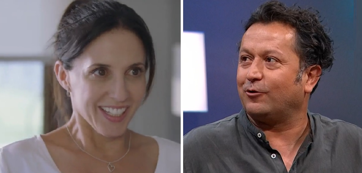 Luz Valdivieso y Daniel Alcaíno