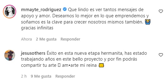 agradecimiento Mayte Rodríguez