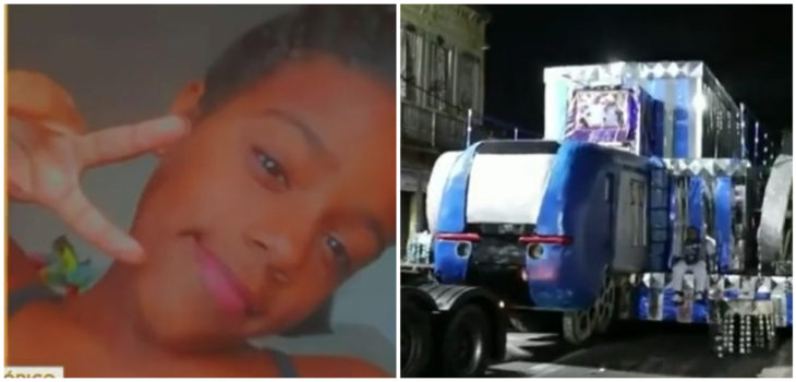 Niña falleció mientras iba en una carroza alegórica del Carnaval de Río