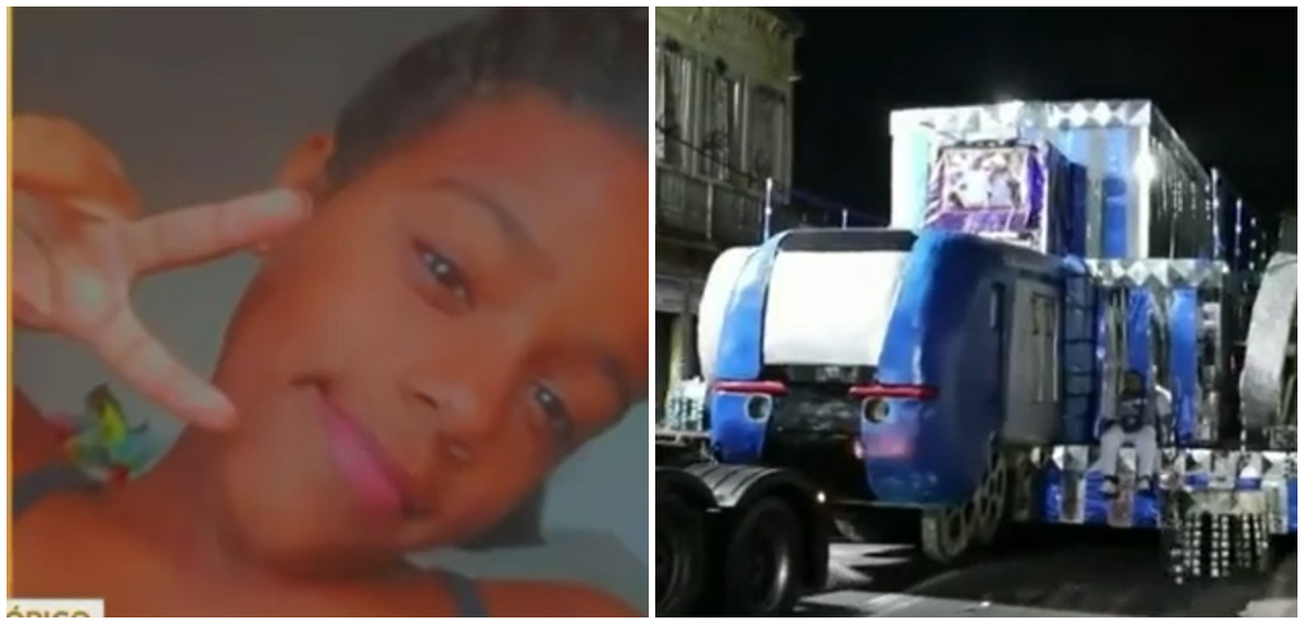 Niña falleció mientras iba en una carroza alegórica del Carnaval de Río
