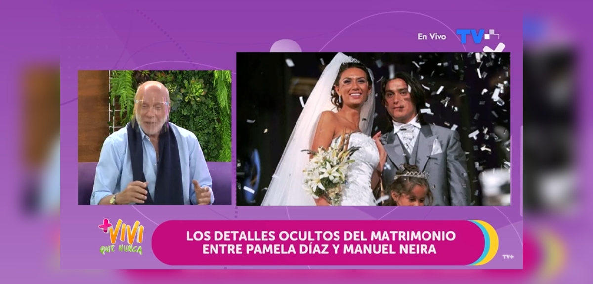 Tomas Cox relata anécdota en matrimonio de Pamela Díaz y Manuel Neira