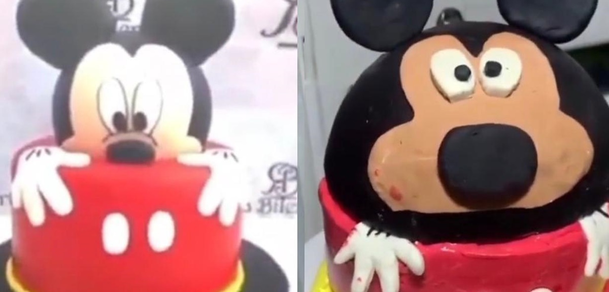 Cliente pidió torta de Mickey Mouse para su hijo y recibió una "vulgaridad": resultado es viral
