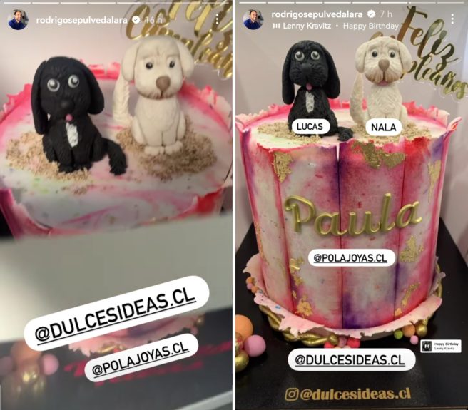 Torta Rodrigo Sepúlveda por cumpleaños de su esposa