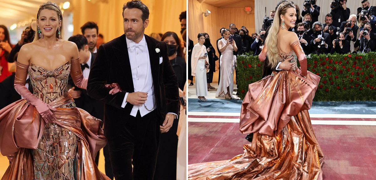 Blake Lively deslumbra con dos vestidos en uno en la MET Gala 2022