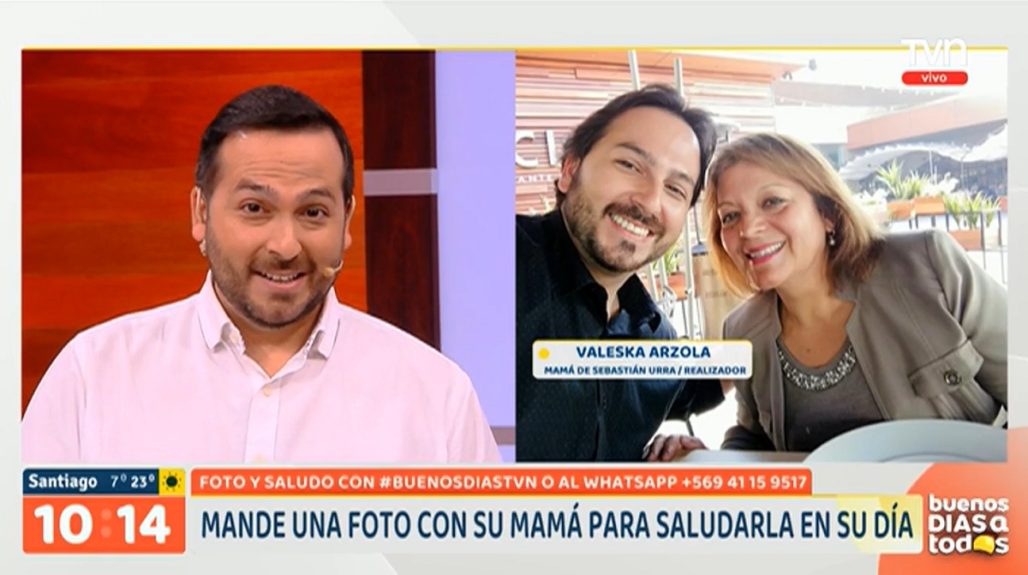 Rafael Venegas habló de su madre en el matinal Buenos Días a Todos