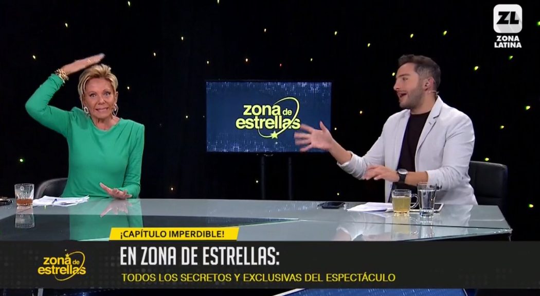 Raquel Argandoña y Hugo Valencia en Zona de Estrellas