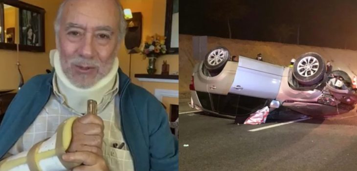 Senador Iván Flores habló de su accidente automovilístico