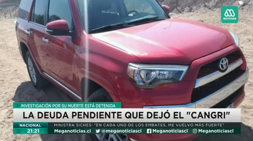 Camioneta de Soledad Rovira, mujer estafada por Cangri