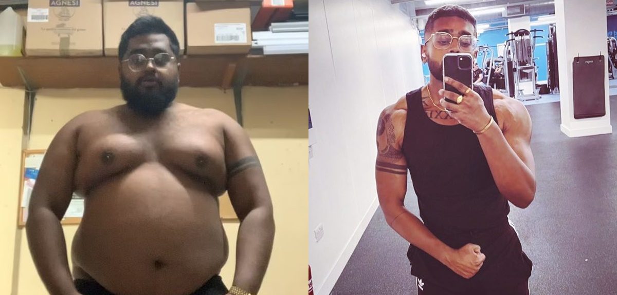 El drástico cambio físico de estudiante de Medicina: bajó 70 kilos tras dejar la comida chatarra