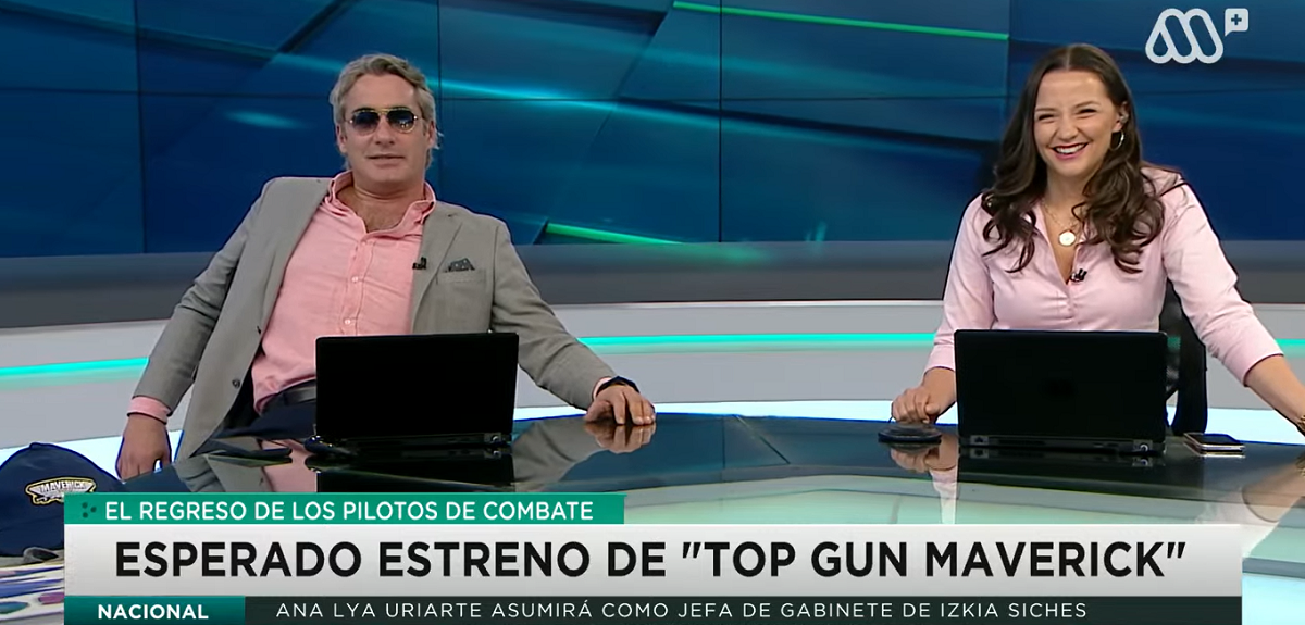 José Luis Repenning se lució a lo 'Top Gun' en Meganoticias Actualiza: "Me falta todo"