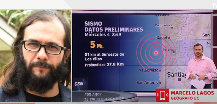 Marcelo Lagos tras 'enjambre' de temblores en zona centro norte: 