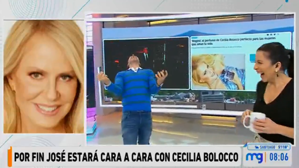 La eufórica celebración de Neme tras confirmar que entrevistará a Cecilia Bolocco: "Puede que llore"