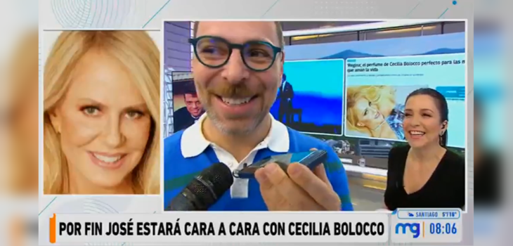 La eufórica celebración de Neme tras confirmar que entrevistará a Cecilia Bolocco: 
