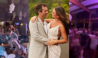 Tita Ureta celebró su fiesta de matrimonio con lluvia torrencial en Costa Rica