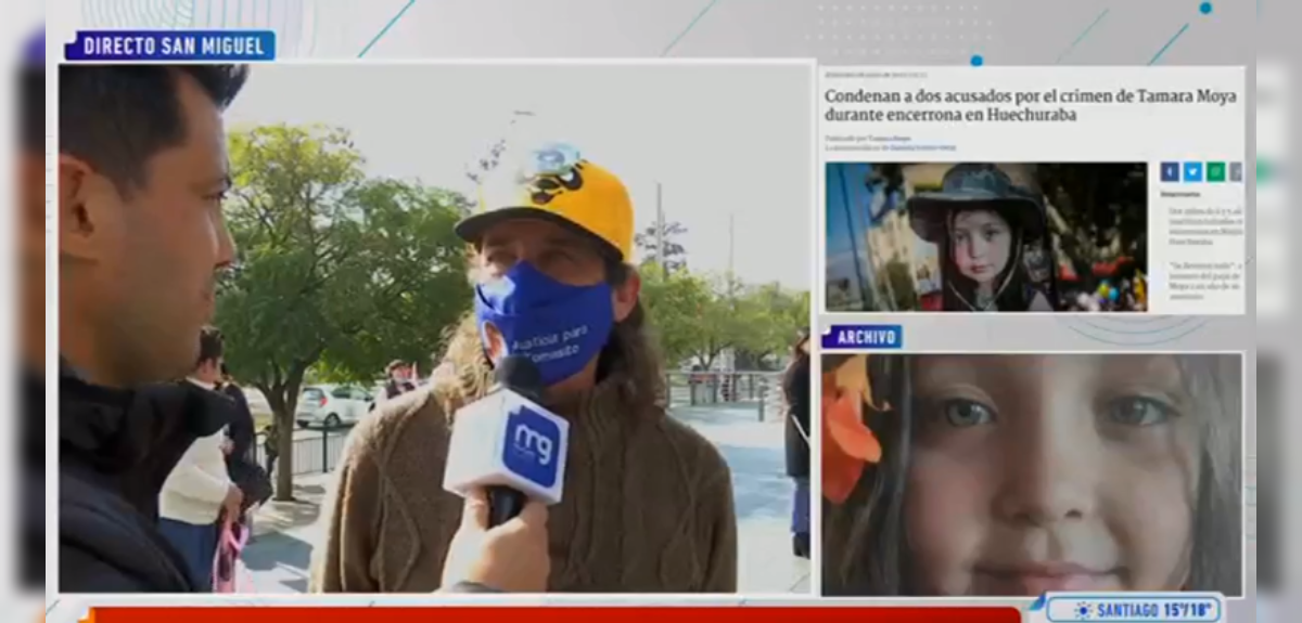 Abuelo de Tamara Moya tras veredicto condenatorio: 