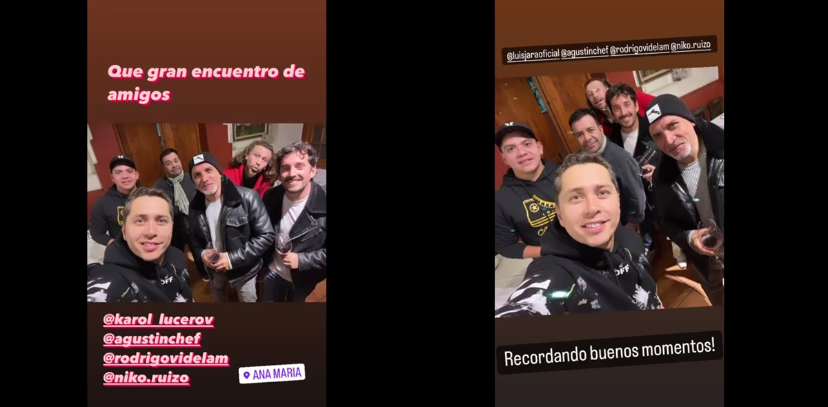 El animado reencuentro de Karol Lucero y Luis Jara: participó otra exfigura de Mucho Gusto