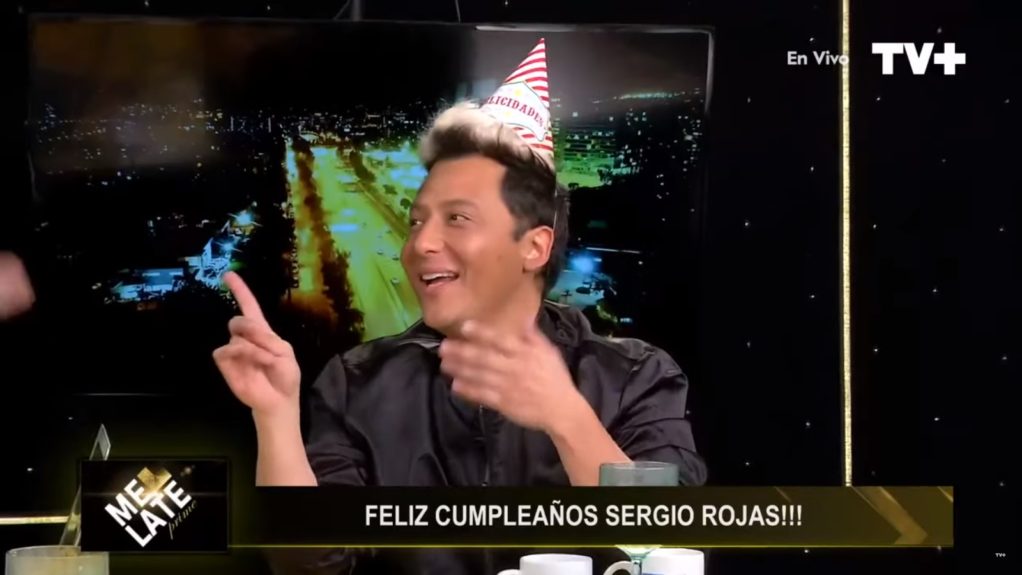 Sergio Rojas cumpleaños Me Late Prime