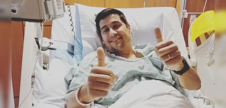 Rafael Araneda mostró tiernas fotos de recuperación tras someterse a cirugía