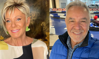 Raquel Argandoña y Eliseo Salazar.