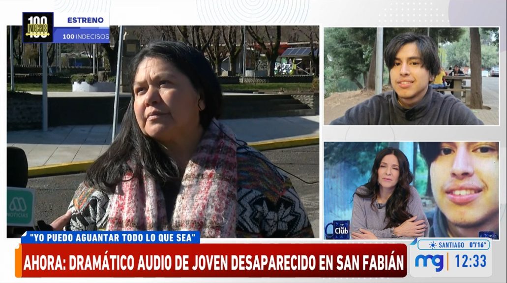 Madre de joven desaparecido en San Fabián