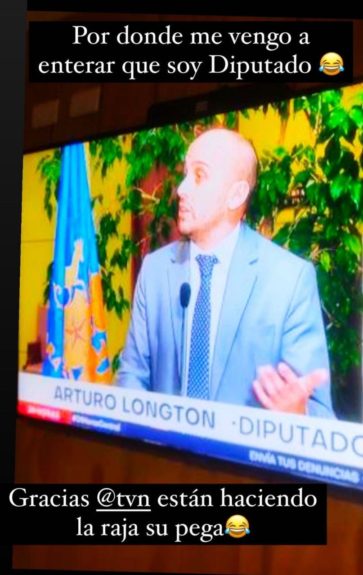 Arturo Longton reaccionó a fail de TVN: lo confundieron con su hermano