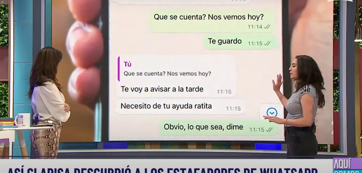 Clarisa Muñoz reveló cómo burló a estafador de WhatsApp: “Espero haberle hecho pasar un mal rato”