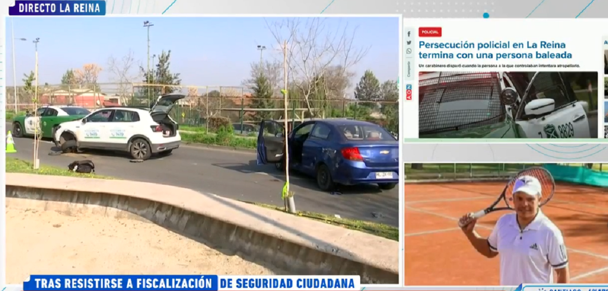 Conductor muere baleado en confusa persecución: 