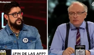 Dura interpelación de Mosciatti a Francisco Orrego en 100 Indecisos: "Están defendiendo a las AFP"