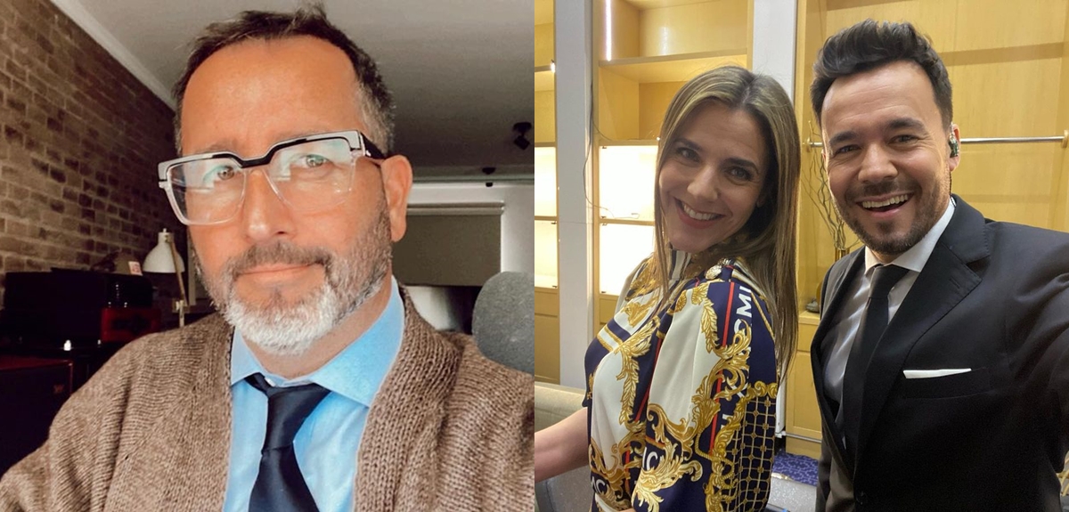 "¡Mentiroso!": Julia Vial y Eduardo de la Iglesia bromearon a Eduardo Fuentes por su llegada a TVN
