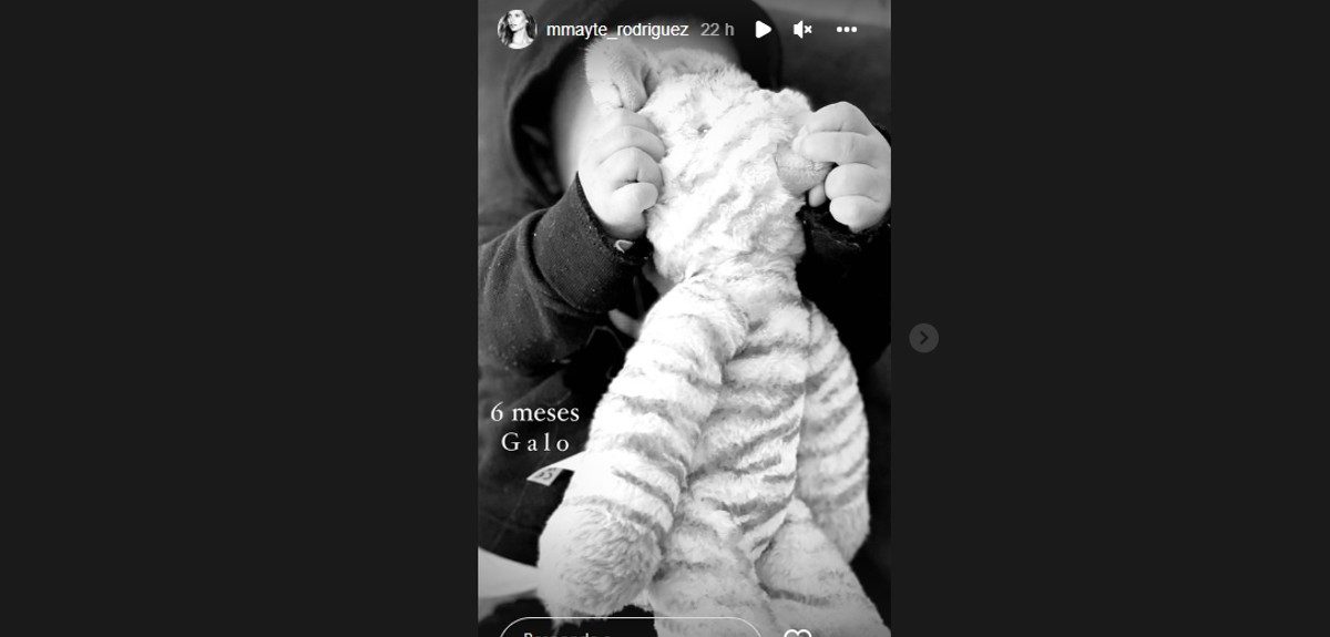 Mayte Rodríguez enterneció con nueva foto de su bebé: Galo cumplió seis meses