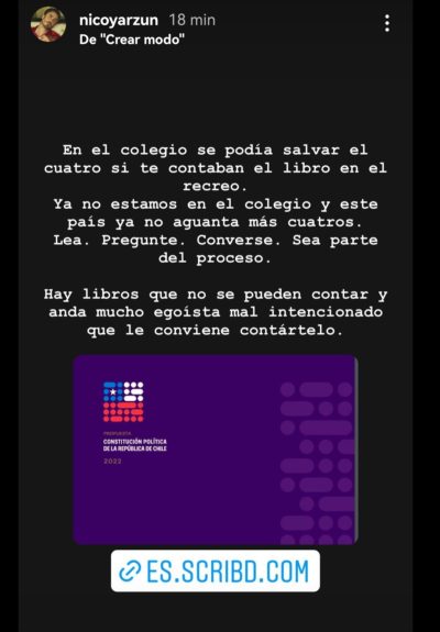 Nicolás Oyarzún plebiscito nueva Constitución